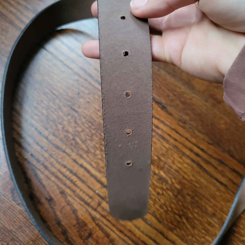 Time and Tru L Women’s Leather Belt Cognac Western, Casual - Picture 5 of 11